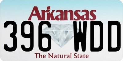 AR license plate 396WDD