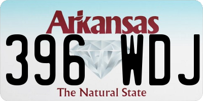 AR license plate 396WDJ