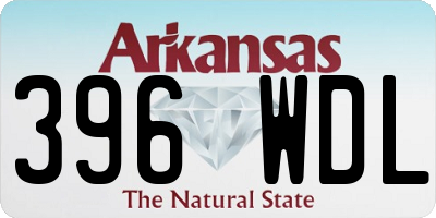AR license plate 396WDL