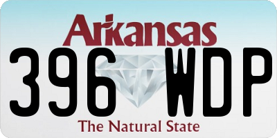 AR license plate 396WDP