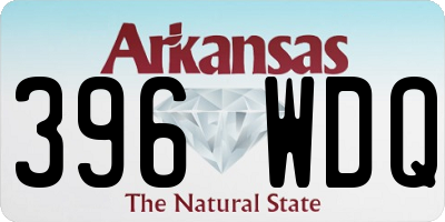 AR license plate 396WDQ