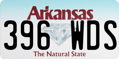 AR license plate 396WDS