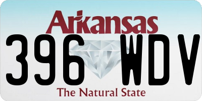AR license plate 396WDV