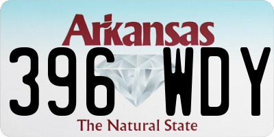 AR license plate 396WDY