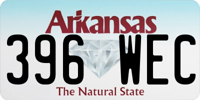 AR license plate 396WEC