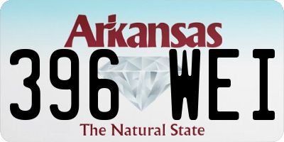 AR license plate 396WEI
