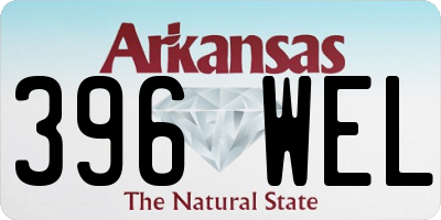 AR license plate 396WEL