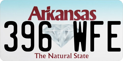 AR license plate 396WFE