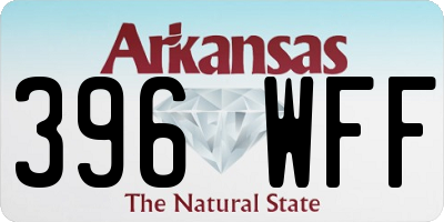 AR license plate 396WFF