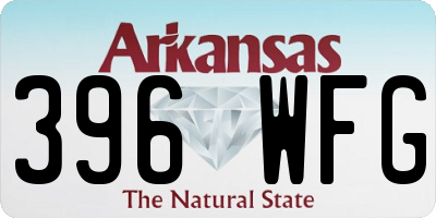 AR license plate 396WFG