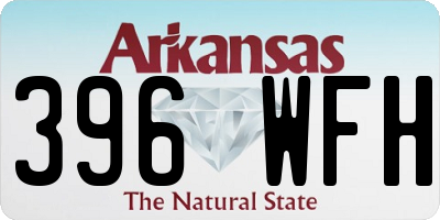 AR license plate 396WFH