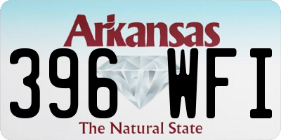 AR license plate 396WFI