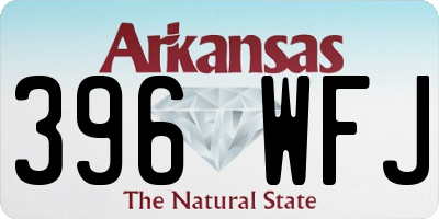 AR license plate 396WFJ