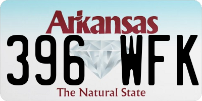 AR license plate 396WFK