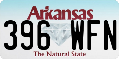 AR license plate 396WFN