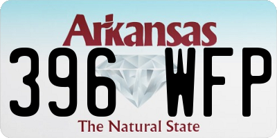 AR license plate 396WFP