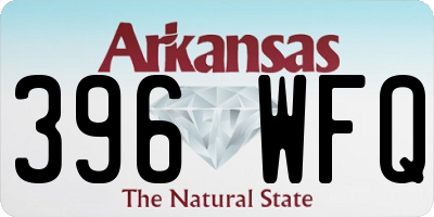 AR license plate 396WFQ
