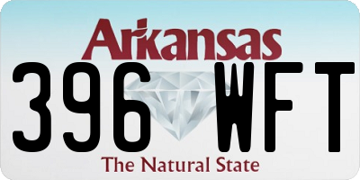 AR license plate 396WFT