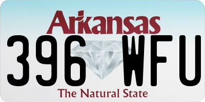 AR license plate 396WFU