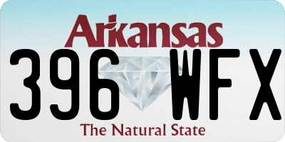 AR license plate 396WFX