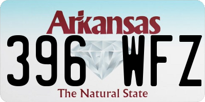 AR license plate 396WFZ