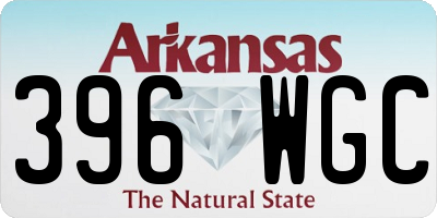 AR license plate 396WGC