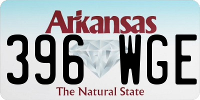AR license plate 396WGE