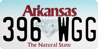 AR license plate 396WGG