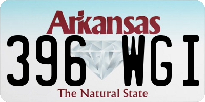 AR license plate 396WGI