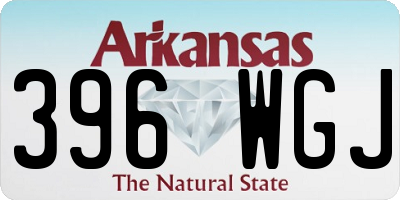AR license plate 396WGJ