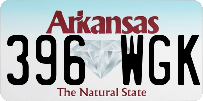 AR license plate 396WGK