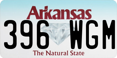 AR license plate 396WGM