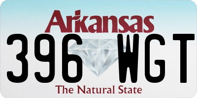 AR license plate 396WGT