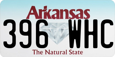 AR license plate 396WHC
