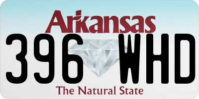AR license plate 396WHD