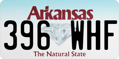 AR license plate 396WHF