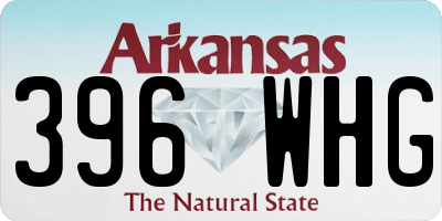 AR license plate 396WHG