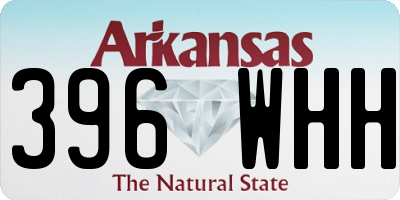 AR license plate 396WHH