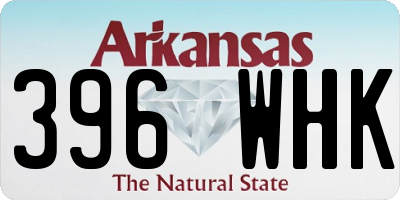AR license plate 396WHK