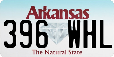 AR license plate 396WHL