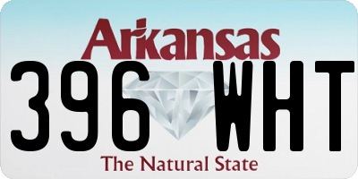 AR license plate 396WHT