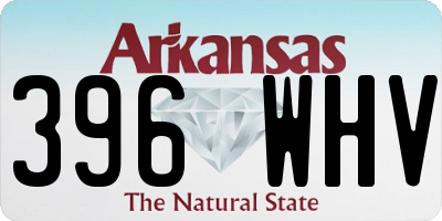 AR license plate 396WHV