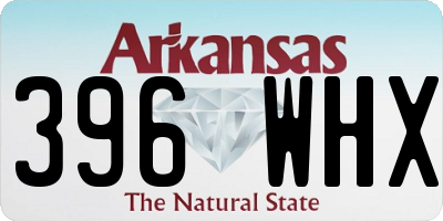 AR license plate 396WHX