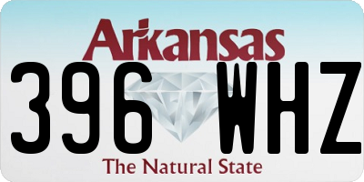 AR license plate 396WHZ