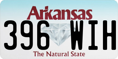 AR license plate 396WIH