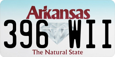 AR license plate 396WII