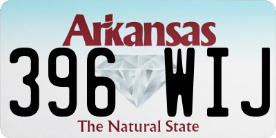 AR license plate 396WIJ
