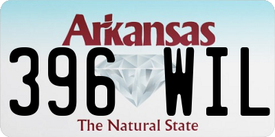 AR license plate 396WIL