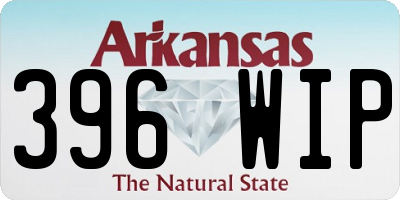 AR license plate 396WIP