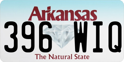 AR license plate 396WIQ